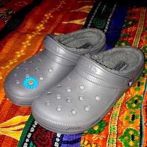 Fuzzy lined Crocs size 11 nwot